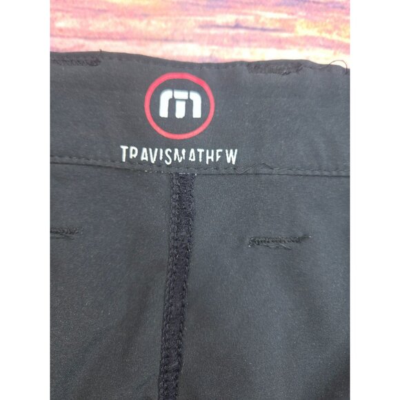 Travis Mathew Mens Two-Tone Golf Shorts 38 Black & Gray - Picture 3 of 9